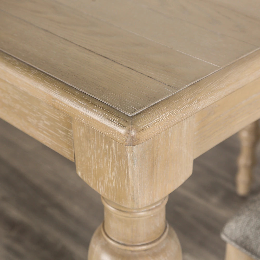 Chesapeake 78" Solid Wood Farmhouse Dining Table