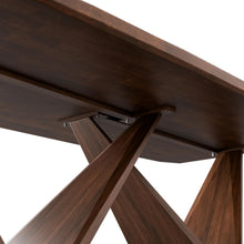 Furniture of America Romont | Mid-Century Modern Solid Wood Dining Table