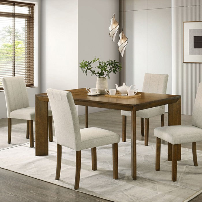 Paolino 5-Piece Dining Set - Antique Brown