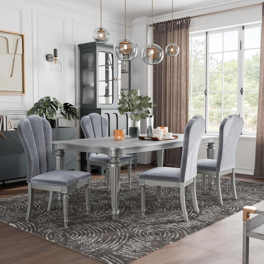 Melodi Parc Glam Dining Collection by Furniture of America, Silver