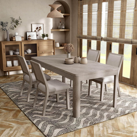 Belize Modern 7 Pc Dining Table Set - Gray