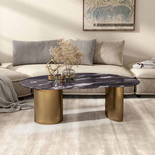 Northwich Oval Coffee Table - Gray