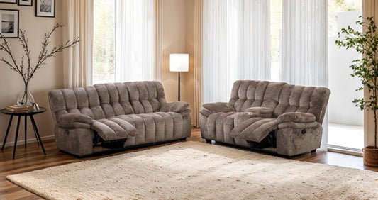 Hieronymus Manual Loveseat - Brown