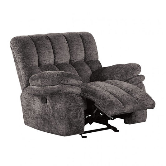 Hieronymus Manual Glider Recliner - Gray