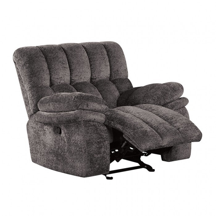 Hieronymus Manual Glider Recliner - Gray