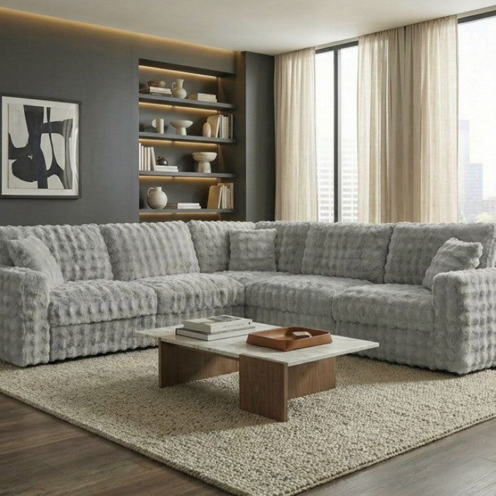 Mckenna Sectional Silver Gray Modular Sectional - Silver Gray