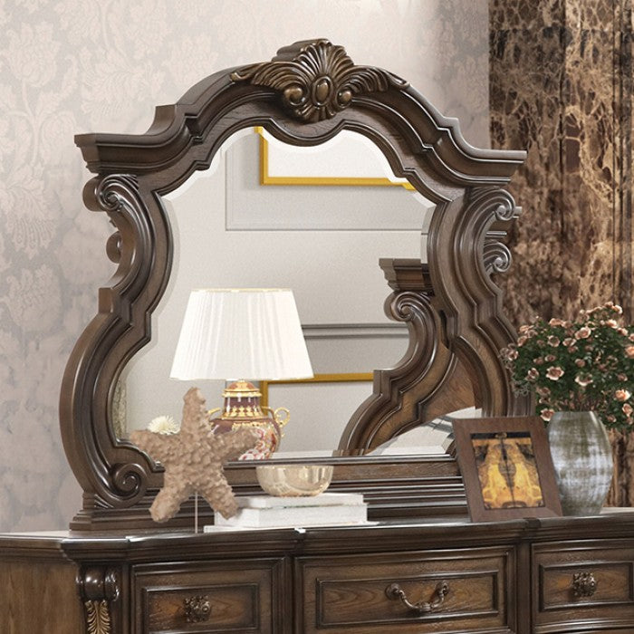 Leovanni Mirror - Dark Brown
