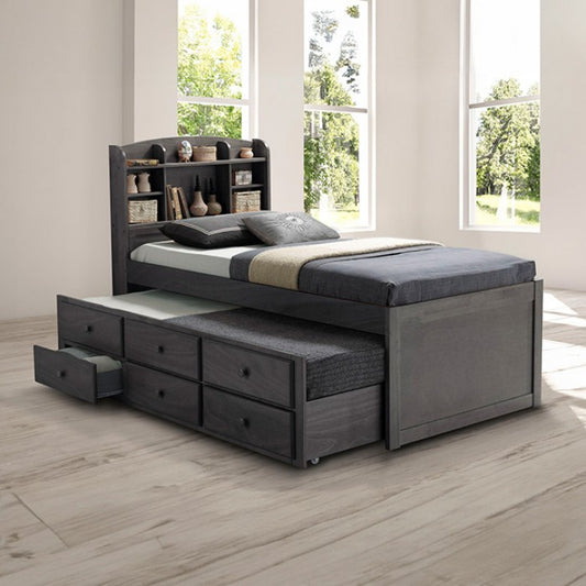 Troutdale Captain Bed - Stain Gray