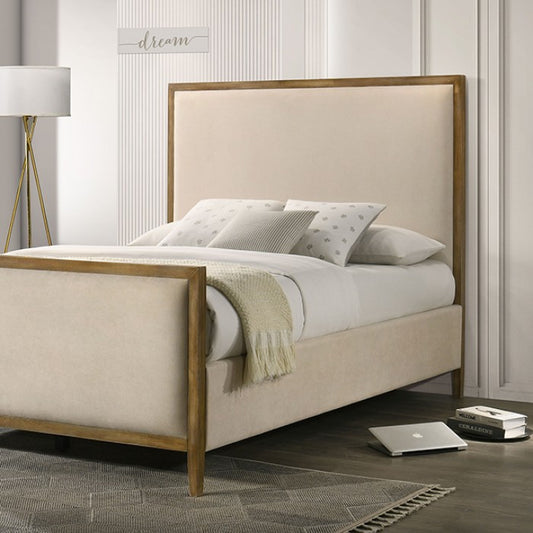 Key King Size E. Bed - Natural Oak