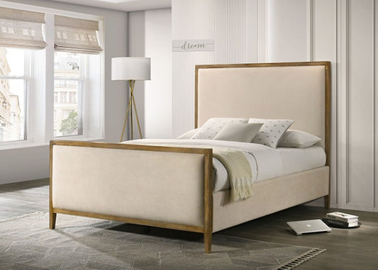 Key King Size E. Bed - Natural Oak