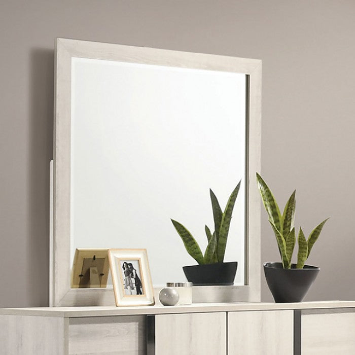 Horten Mirror - White Wash