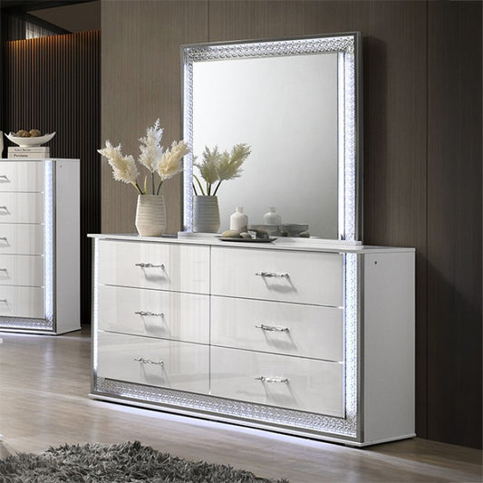 Hazeline Dresser - White