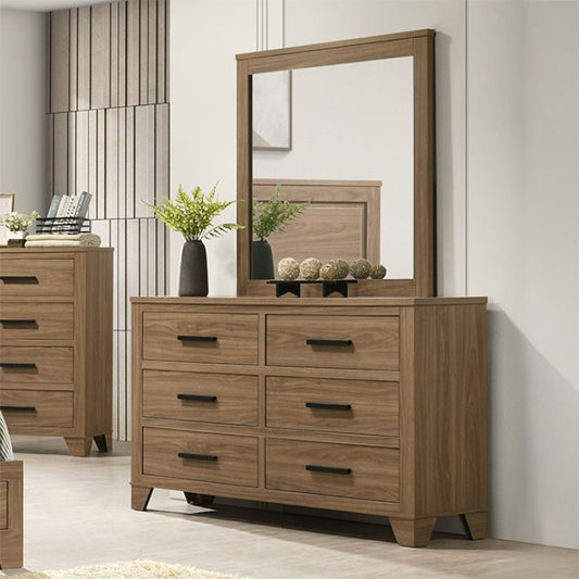 Panelli Dresser - Walnut