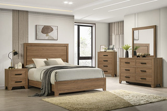 Panelli Full Size 4 Pc Bedroom Set - Black