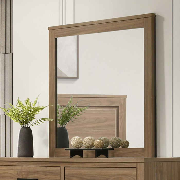 Panelli Mirror - Walnut