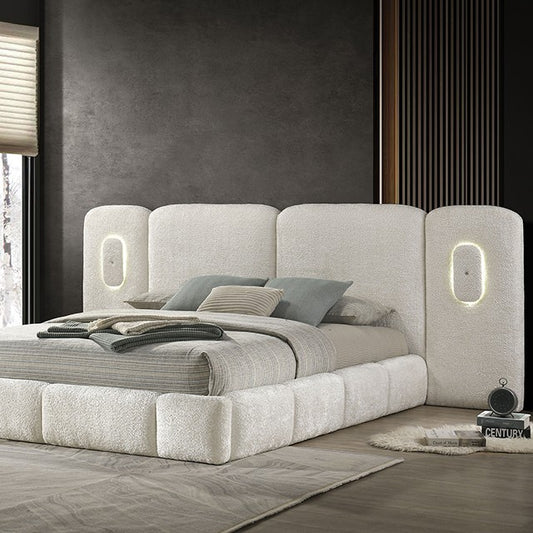Newhaven Queen Size Bed - White
