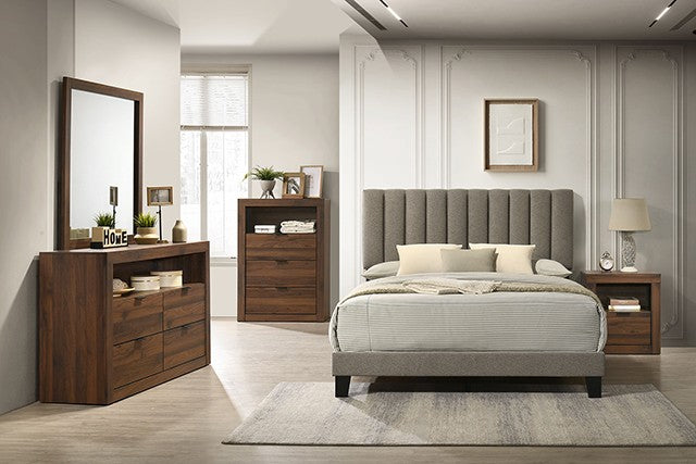 Altimari 4-Piece King Bedroom Set - Walnut