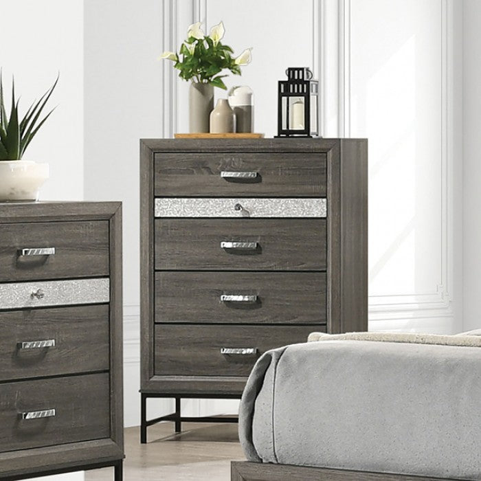Voleta Bedroom Chest - Gray