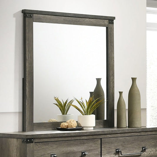 Britonale Dresser Mirror - Rustic Gray