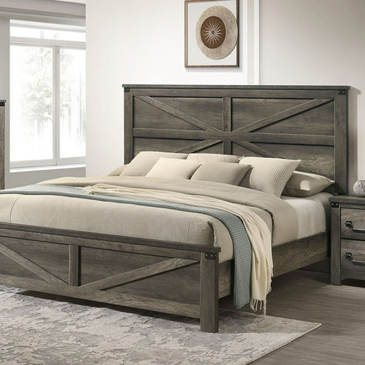 Britonale Queen Bed - Rustic Gray
