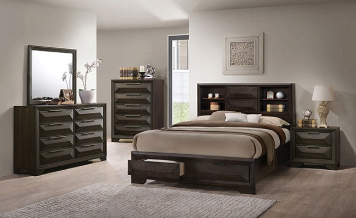 Caistor 4-Piece King Bedroom Set - Espresso
