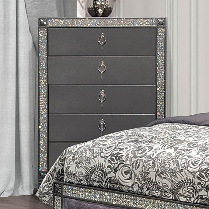 Titania Bedroom Chest - Gray