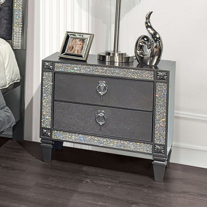 Titania Nightstand - Gray