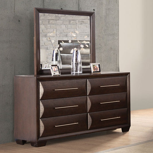 Hinwitz 6-Drawer Dresser, Espresso