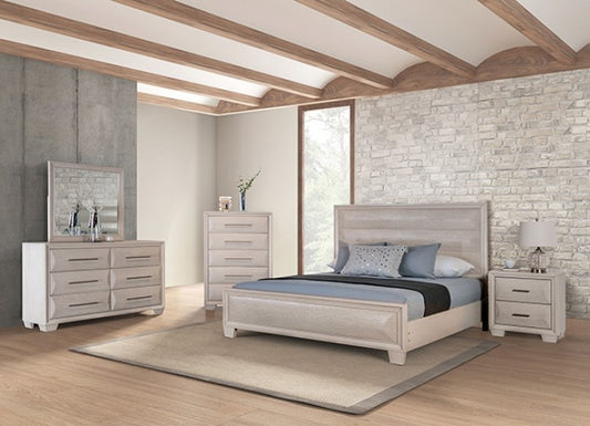 Hinwitz 4-Piece Queen Bedroom Set, White