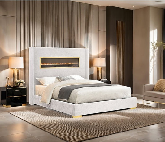 Danvers Queen Bed - White