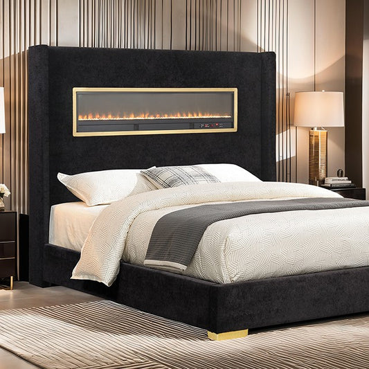 Danvers King Size E. Bed - Black