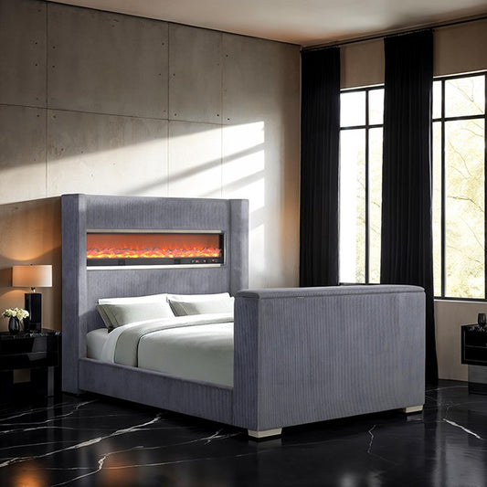 Sumter Queen Bed - Gray
