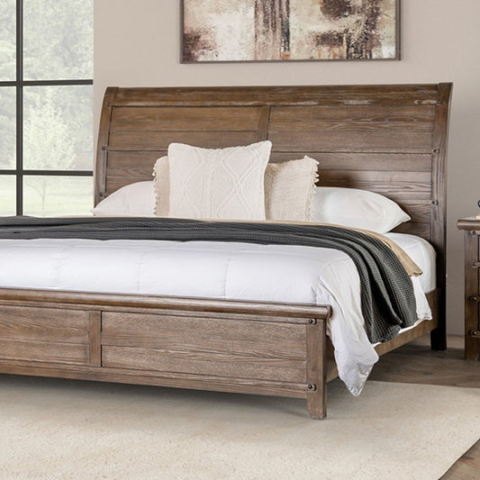 Merthyr King Size E. Bed - Brown