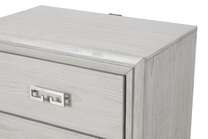 Basilone Nightstand - Rustic White