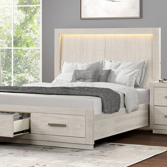 Wellingborough Queen Bed - Light Gray