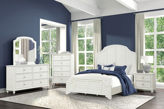 Whitehaven 4-Piece King Bedroom Set - Antique White