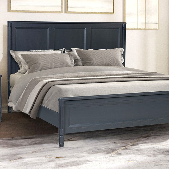 Altamira King Size E. Bed - Malta Blue