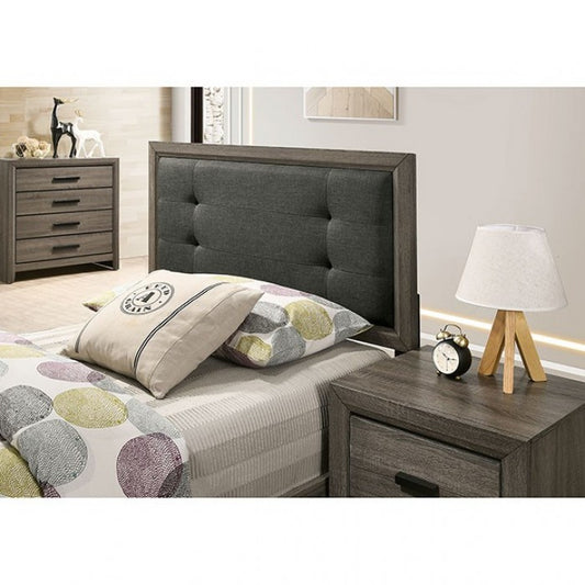 Roanne Twin Size 4 Pc Bedroom Set - Gray