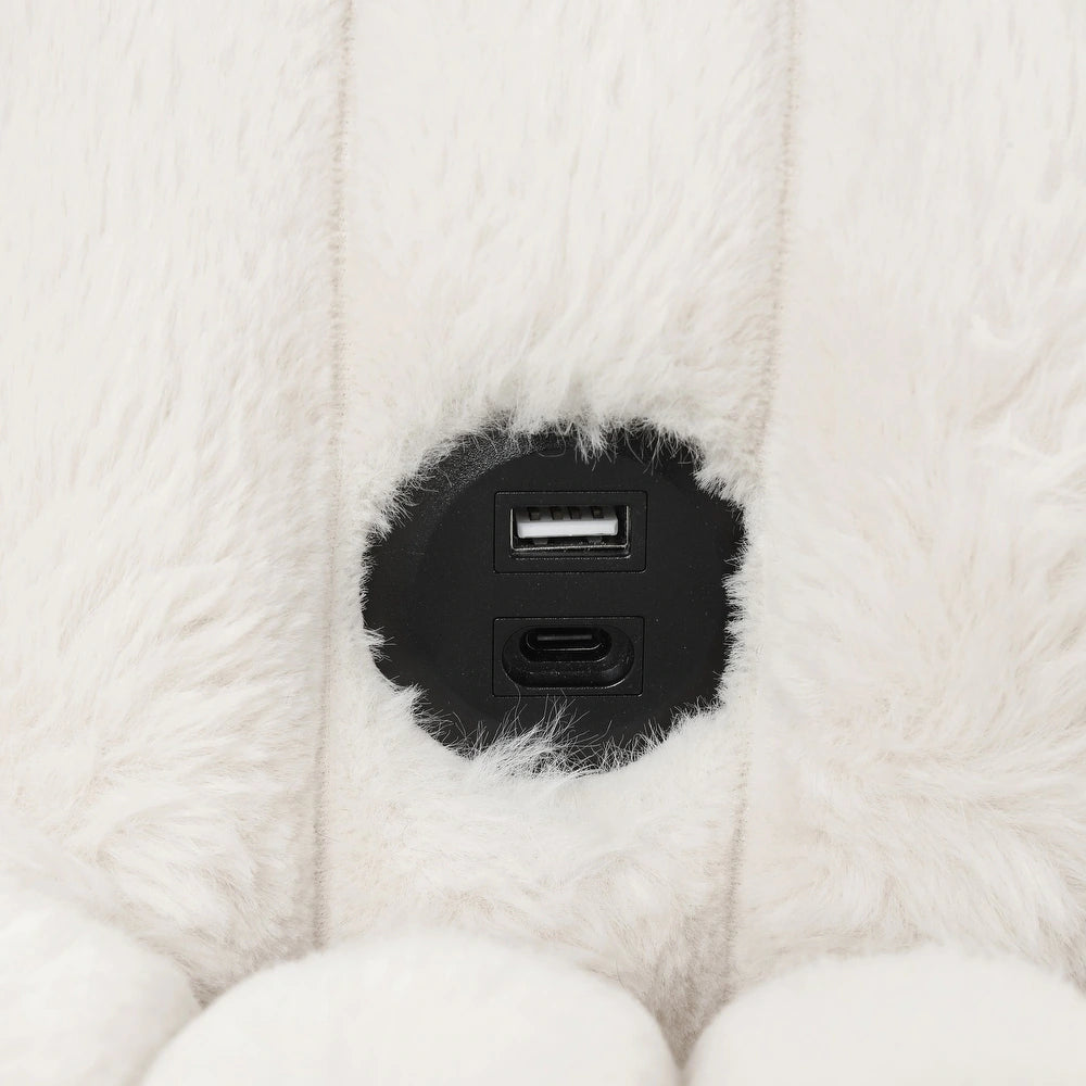 Veyrier Plush Chenille Oversize Chaise Lounge