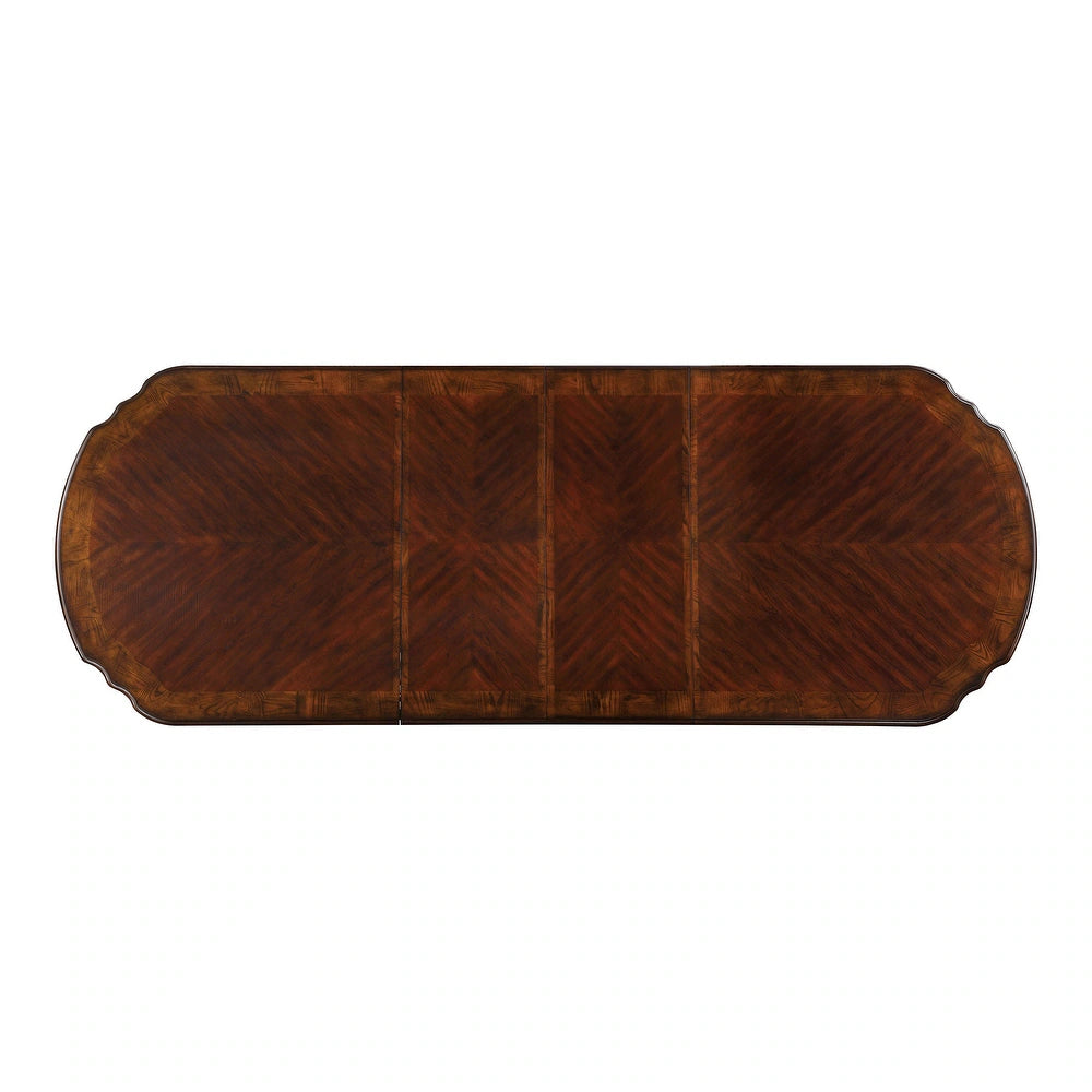 Canyonville Traditional 7-Piece Dining Set - Brown Cherry