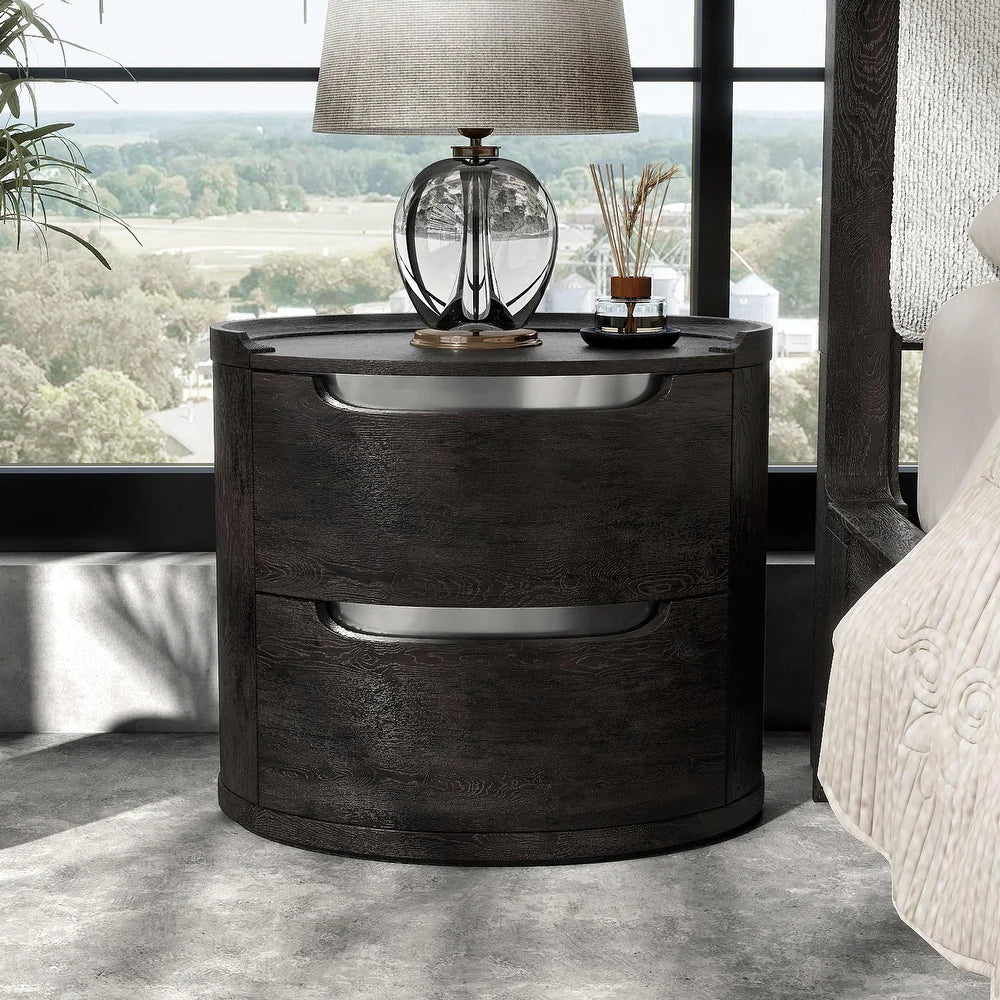 Osterley Collection Modern 2-Drawer Nightstand