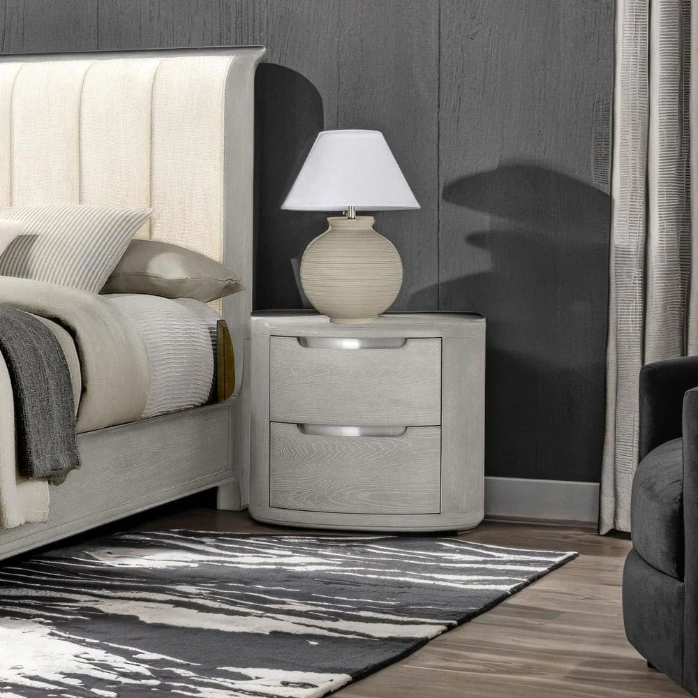 Osterley Collection Modern 2-Drawer Nightstand