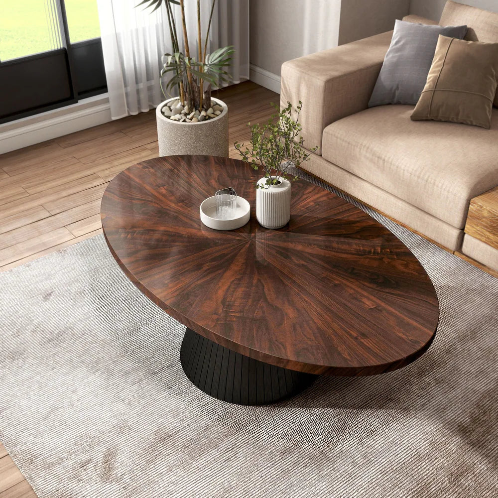 Surdal Oval Drum Coffee Table