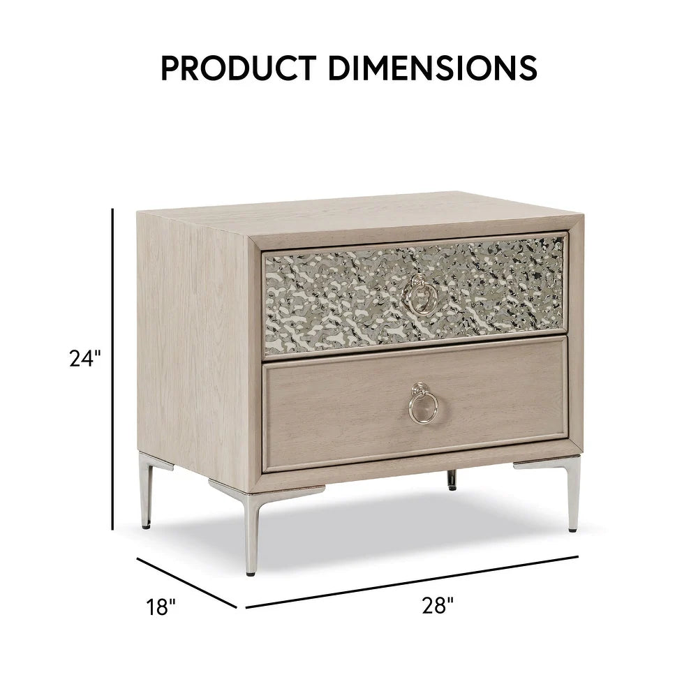 Bashford Modern King Bedroom Collection, Natural Oak or Espresso