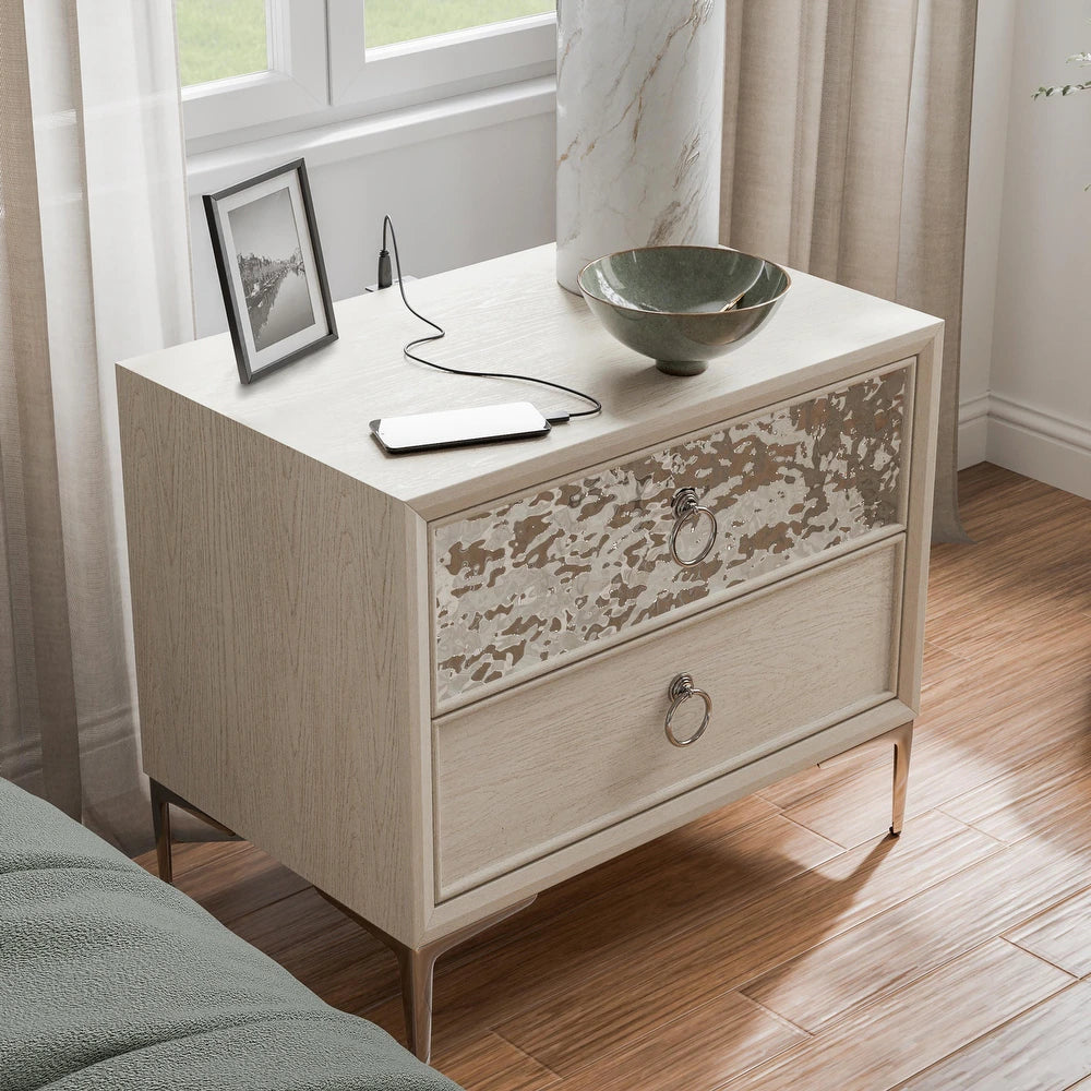 Bashford Modern King Bedroom Collection, Natural Oak or Espresso