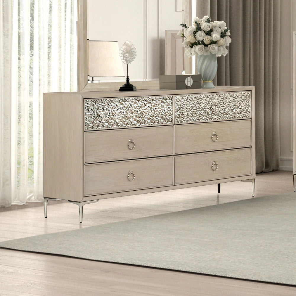 Bashford Modern King Bedroom Collection, Natural Oak or Espresso