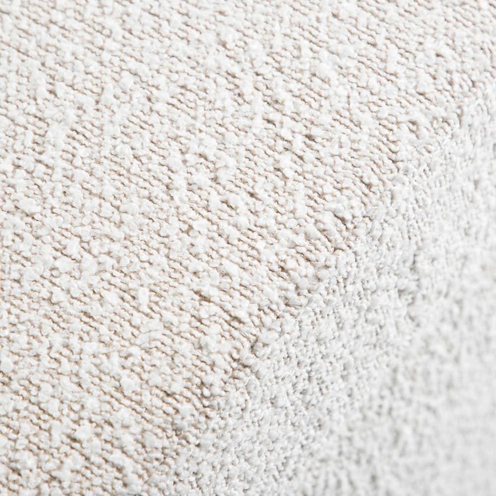 Broager Contemporary Boucle Side Chair with Caster Wheels