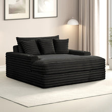 Veyrier Plush Chenille Oversize Chaise Lounge