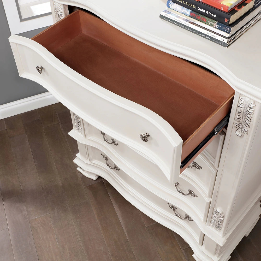 Esparanza Traditional Bedroom Chest - Pearl White
