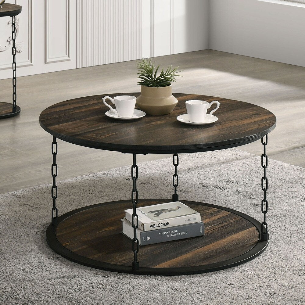 Borup Modern 3-Piece Round Accent Table Set